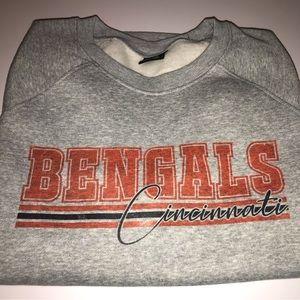 NEW Bengals inspired NFL fan sweatshirt ~ Women’s Large